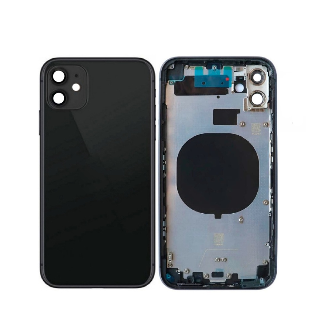 Repuesto Chasis Carcasa Tapa Trasera iPhone 11 (Negro) – Importaclick  Uruguay