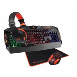 Combo Gamer Meetion C500 Teclado Mouse Auricular Y Pad