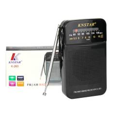 Radio Portatil inalambrica FM / AM Knstar k-263 Con Spica 3.5