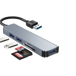 Hub USB 5 en 1 Adaptador Tarjeta SD USB 3.0 2.0 