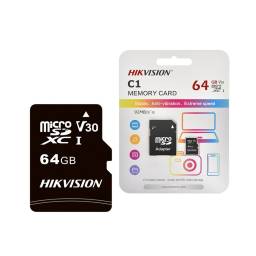 Memoria Micro Sd Hikvision 64gb Clase 10 + Adaptador Sd