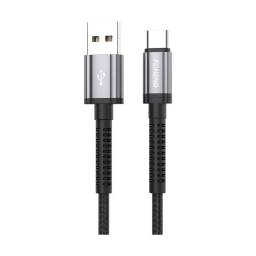 Cable USB Tipo C 2.1 A Foneng Metálico Reforzado 1m