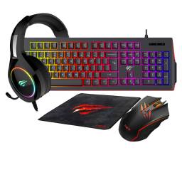 Combo Gamer Teclado Mouse , Pad Y Auriculares Gd8