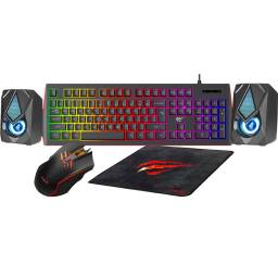 Combo Gamer Teclado Mouse , Pad Y Parlantes Gd16