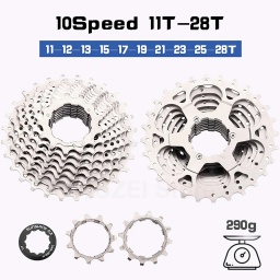 Cassette 10S 11T-28T Sunshine Para Bicicleta De Carretera