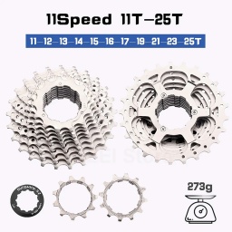 Cassette 11S 11T-25T Sunshine Para Bicicleta De Carretera