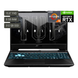 Notebook Gaming Asus Tuf 15,6'' Ryzen 5 8gb 512gb Win11 Rtx2050