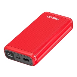 Powerbank Philco 20000mah 1 Usb C  1 Usb A