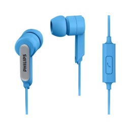 Auriculares Cableados 3,5 mm Philips She1405 8,6mm azul