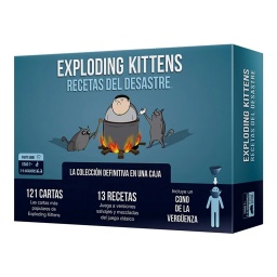 Juego De Mesa Exploding Kittens Recetas Del Desastre +7