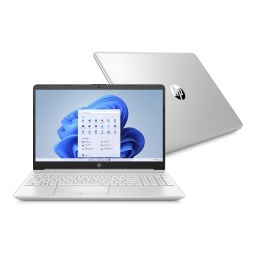 Notebook HP 15,6'' Core I7 16gb 512gb W11 plateado 