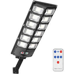 Foco LED Solar Exterior 200W con Sensor de Movimiento y Control Remoto