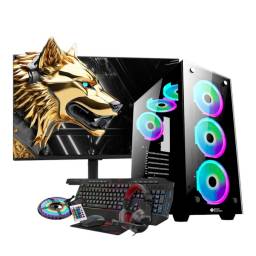 Pc Gamer Ryzen 5 4600g Amd 16gb 480 Gb Ssd Monitor 75HZ Combo GF1PC16