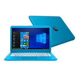 Notebook Hp 14'' N4000 4gb 32gb Win10 azul 