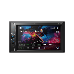 Radio Para Auto Pionee Con Pantalla Tctil 6,2" Bluetooth negro 