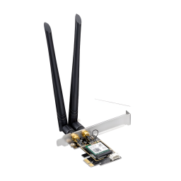 Adaptador Cudy WiFi 6 PCI-E y Bluetooth 5.2 negro