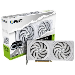 Tarjeta Video Palit RTX 4070 Dual 12GB blanca