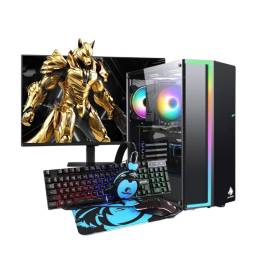 Pc Gamer Completa Ryzen 5 5600g 16gb Ram 480gb Ssd + MONITOR 22 75hz VIEWSONIC +COMBO Gd1pc22