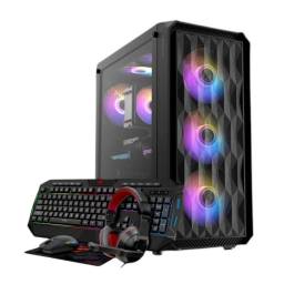 PC Gamer Black Fox gabinete mesh combo 4 en 1 