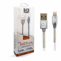 Cable Reforzado Datos Roca 2m Compatible con iPhone