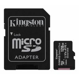 Tarjeta De Memoria Kingston Micro Sd 128gb C Adaptador