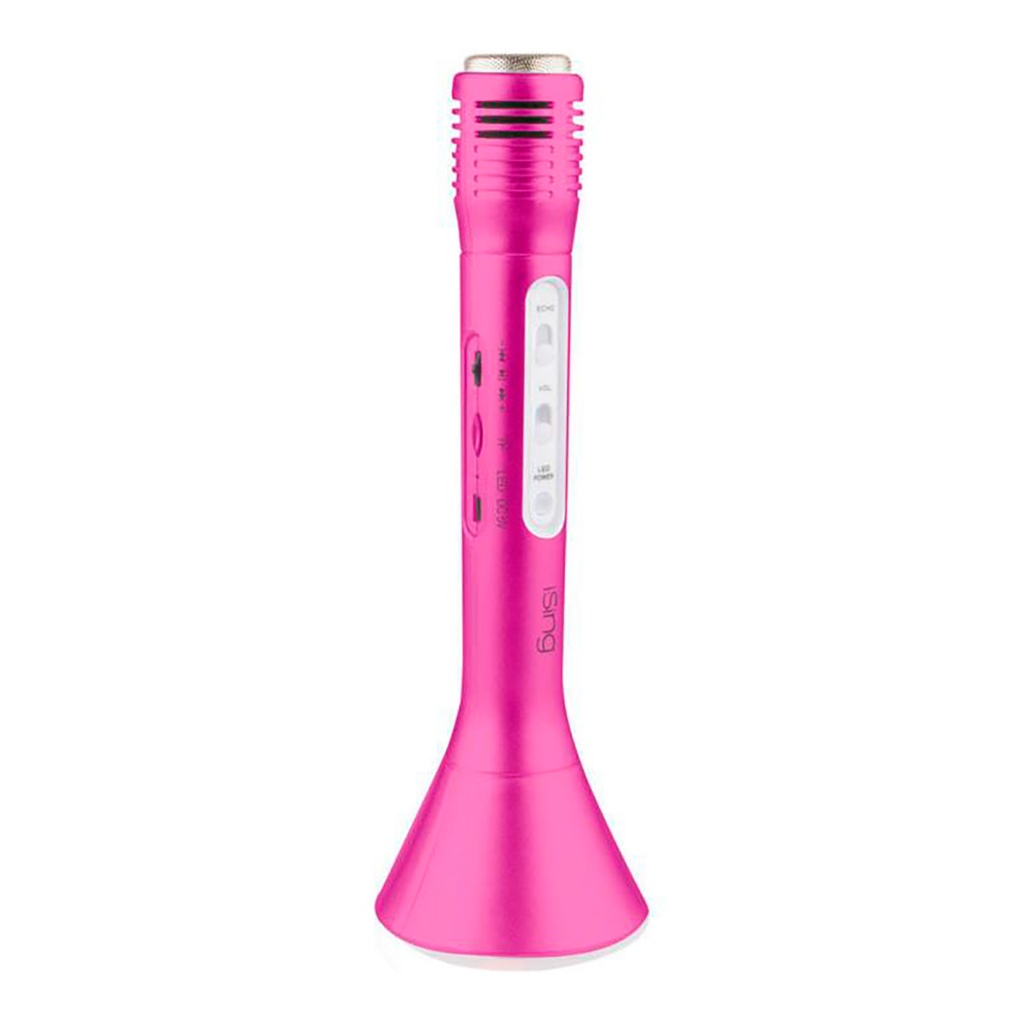 El Micrófono para Karaoke Vivitar combina estilo y funcionalidad. Con Bluetooth y luces LED en rosa, es el compañero ideal para tus noches de karaoke. Su diseño ligero y sonido claro aseguran que cada interpretación sea memorable. ¡Prepárate para ser el a