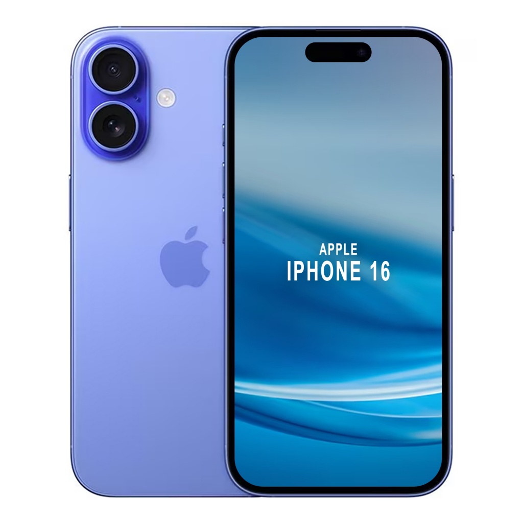 "Potencia tu vida digital con el iPhone 16. Su diseño azul, 128GB de almacenamiento y cámara de 48MP ofrecen una experiencia fotográfica sin igual. ¡Consíguelo y destaca!"  