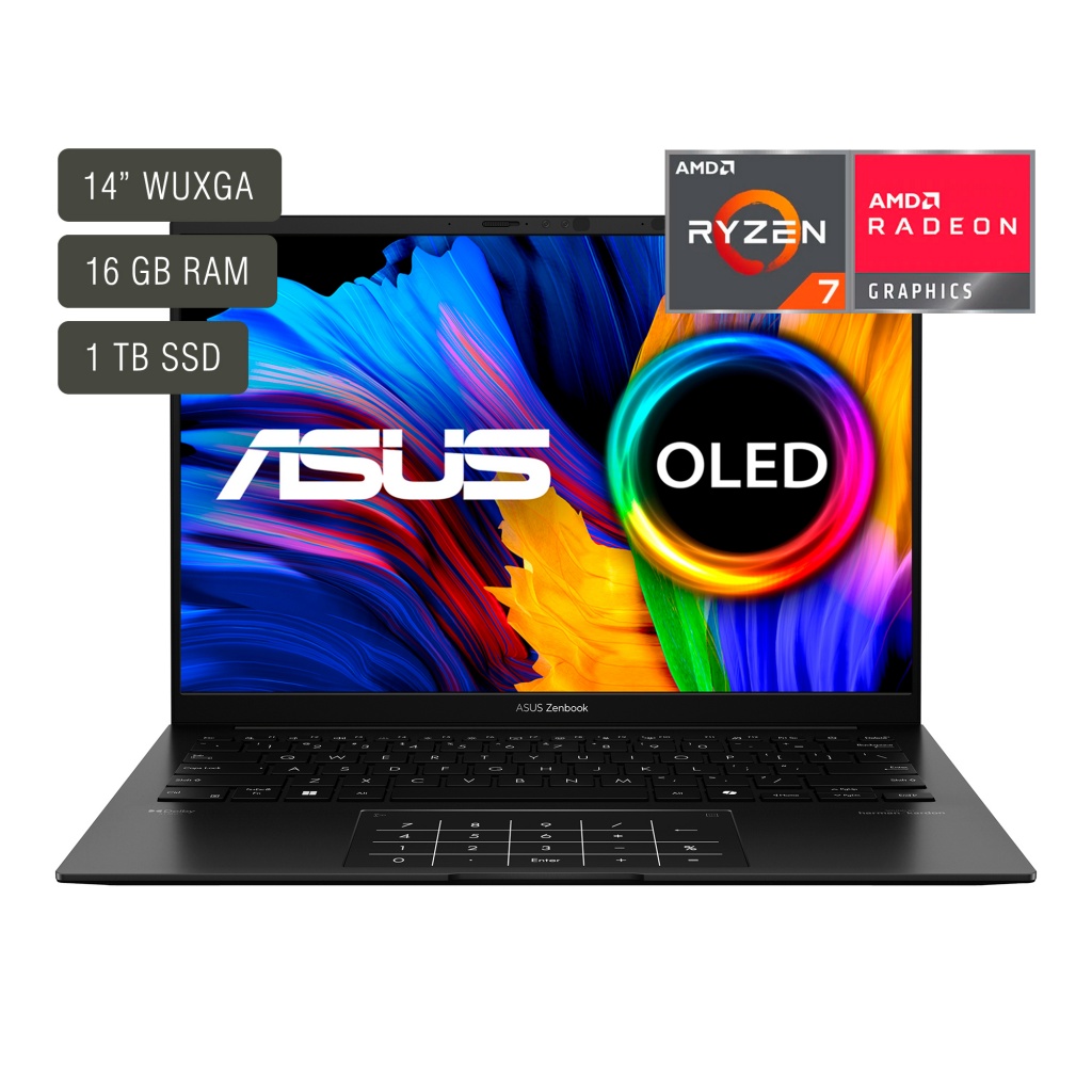 Eleva tu experiencia informática con la Asus Zenbook. Con 16GB de RAM, 1TB de almacenamiento y Windows 11, es ideal para trabajar y crear. ¡Consíguela en negro