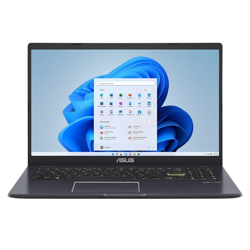 La laptop ASUS L510 cuenta con una pantalla de 15.6 pulgadas y resolución Full HD de 1920 x 1080 píxeles. Equipado con un procesador Intel Celeron N4020, 4 GB de RAM y 128 GB de almacenamiento EMMC, ofrece un rendimiento adecuado. Incluye Windows 11 Home 