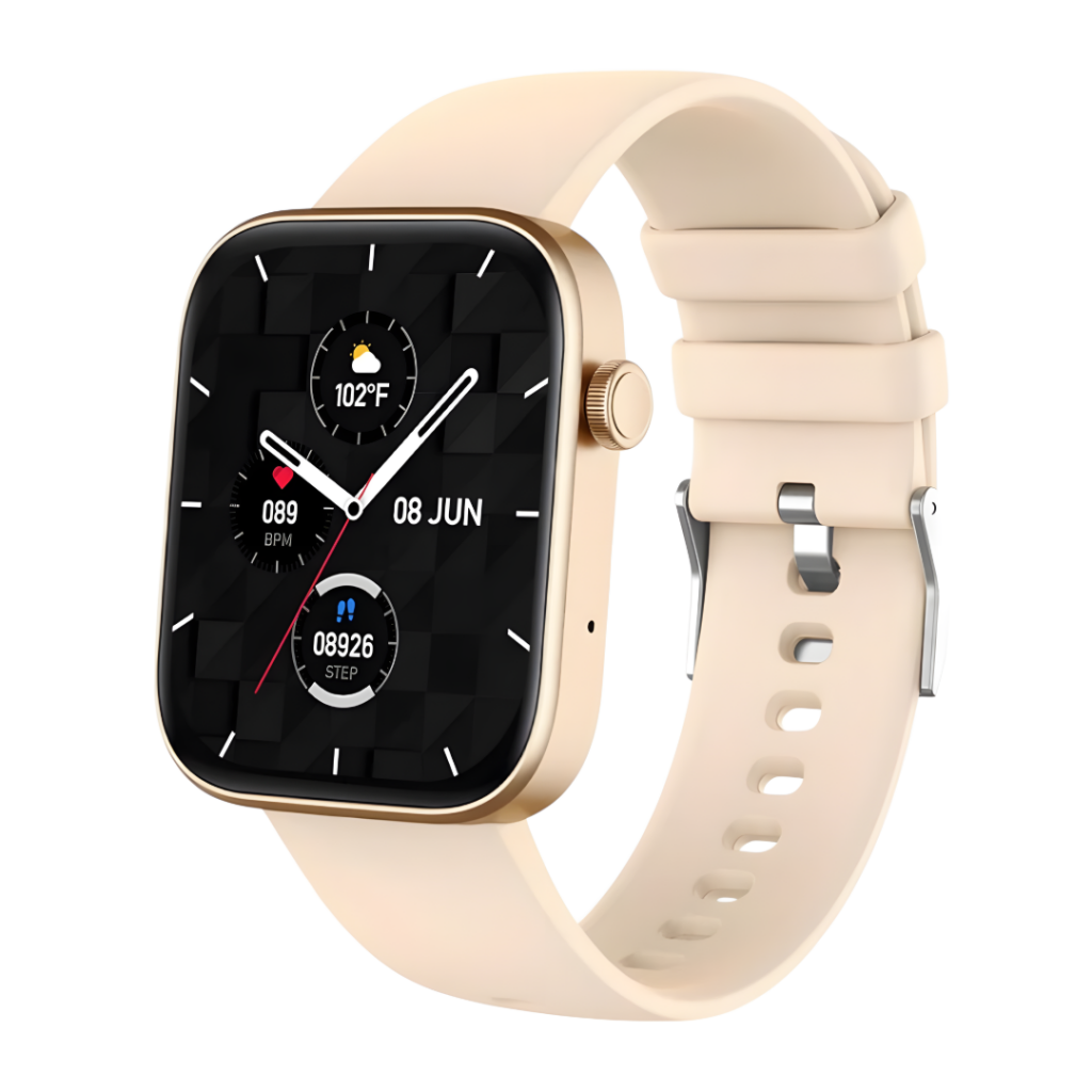 Descubre el  Reloj inteligente  Smartwatch Colmi P71 Gold tu compañero ideal para monitorear tu salud y mantenerte conectado. Estilo y funcionalidad en tu muñeca. ¡Hazlo tuyo hoy!