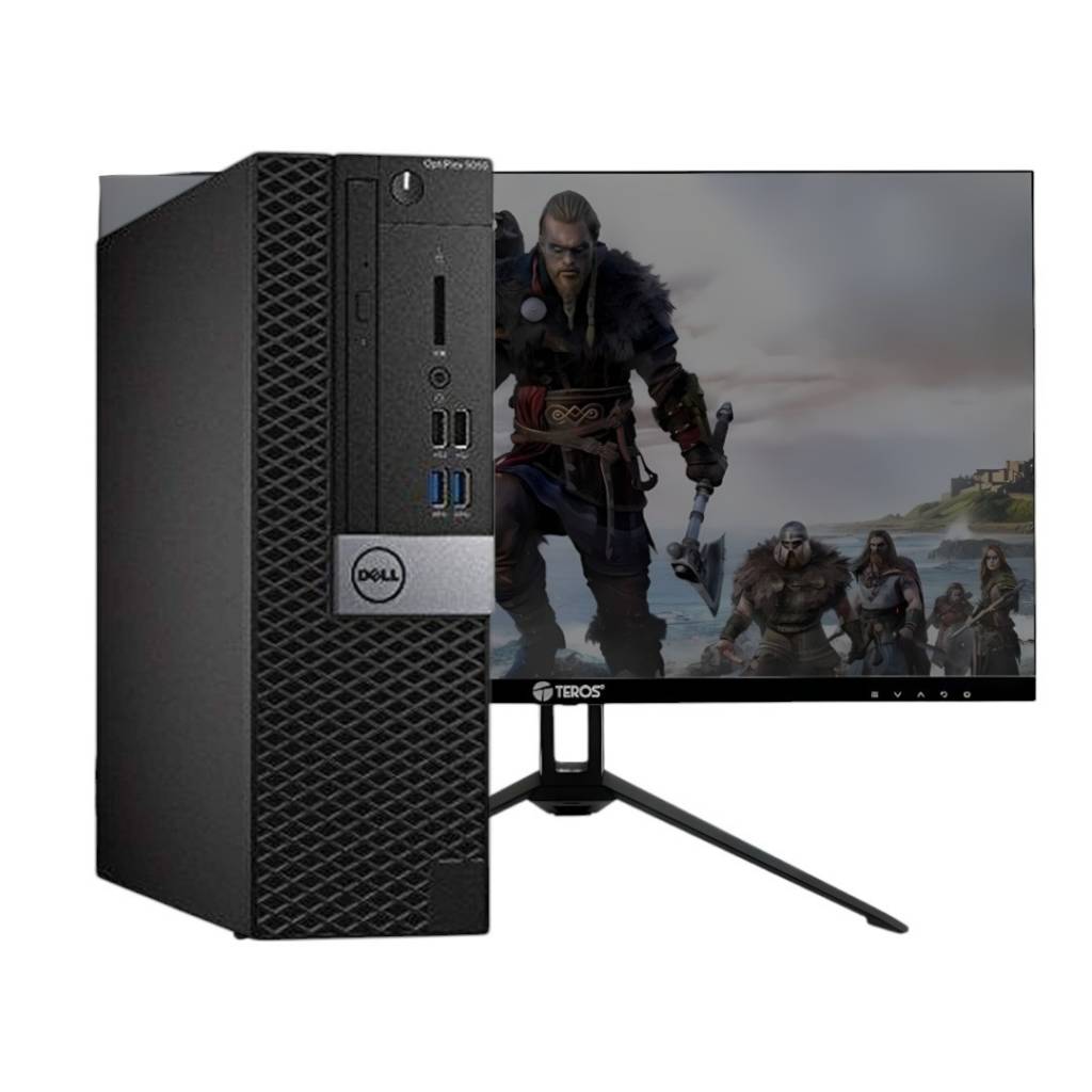 Experimenta la combinación perfecta de potencia y visualización con el paquete Dell OptiPlex 5050 SFF (Core i5, 8GB, 256GB) y el monitor Dell Tero de 27". Una solución de escritorio integrada que te brindará una experiencia de trabajo fluida y eficiente. 