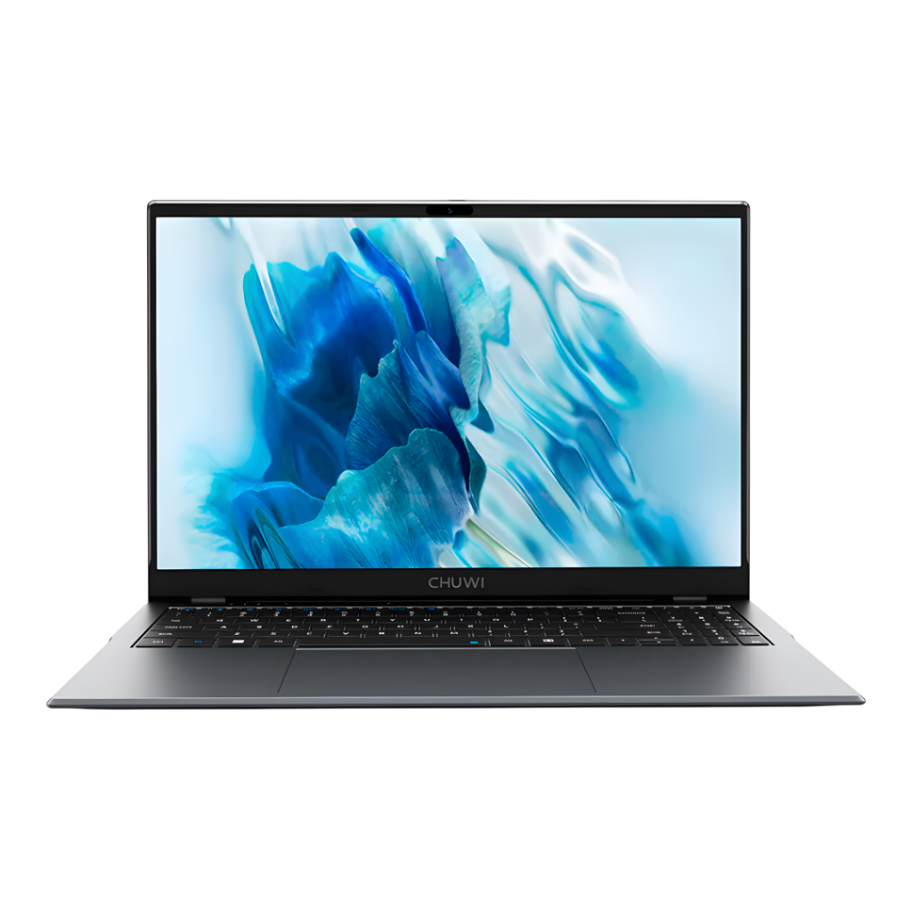 Déjate cautivar por el Notebook Chuwi en un elegante color gris y procesador, con una pantalla de 15,6", 16GB de RAM, 512GB de almacenamiento y Windows 11 Pro, ofreciéndote un rendimiento líder y la comodidad de un sistema operativo avanzado. ¡Sumérgete e