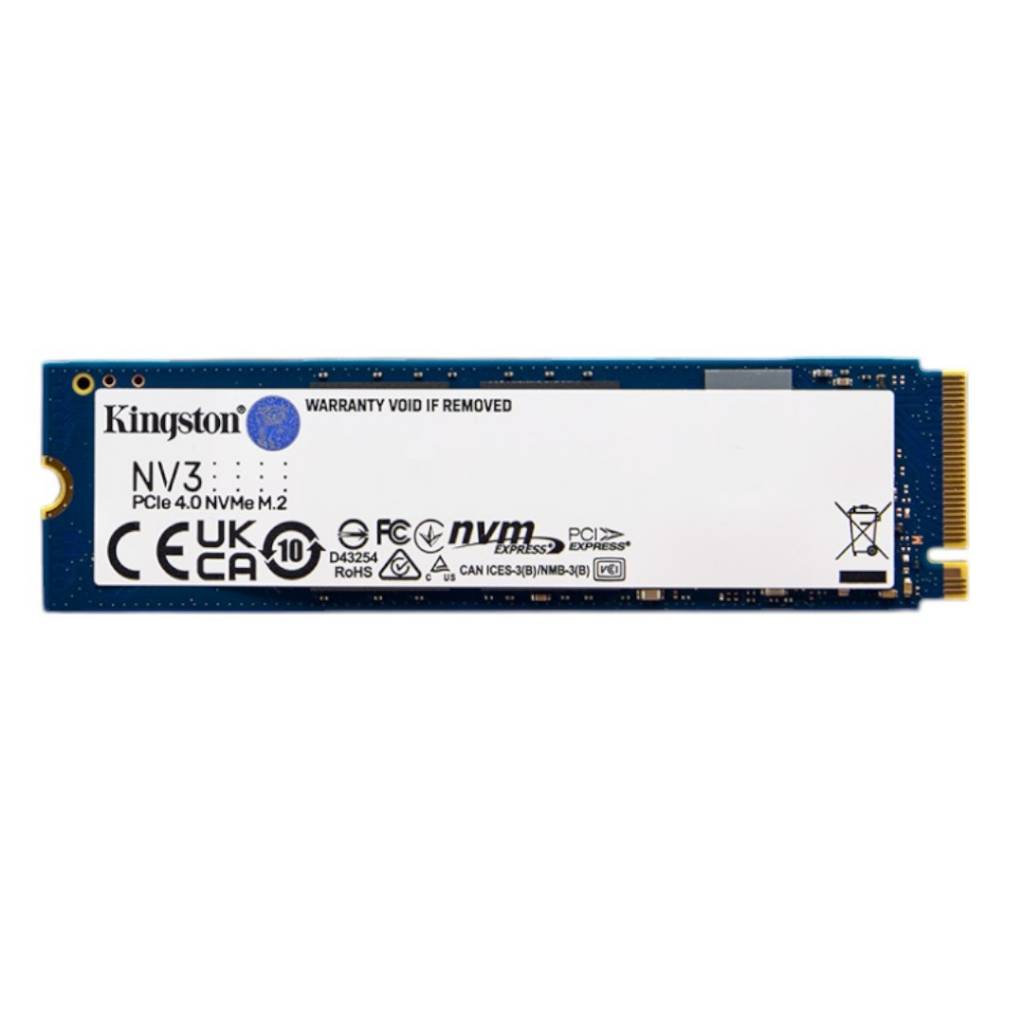 Descubre la velocidad del Kingston SSD PCIe NVMe NV3 de 1TB GEN 4.0. Este SSD de última generación ofrece transferencias rápidas y una capacidad impresionante, ideal para mejorar la respuesta de tu sistema. Con tecnología 3D.