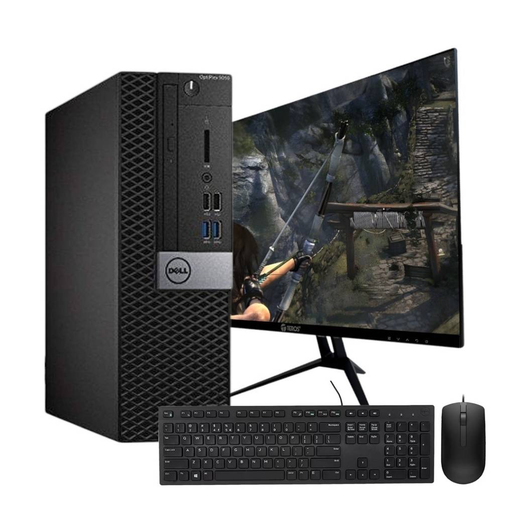 Experimenta la combinación perfecta de potencia y visualización con el paquete Dell OptiPlex 5050 SFF (Core i5, 8GB, 256GB) y el monitor Dell Tero de 24". Una solución de escritorio integrada que te brindará una experiencia de trabajo fluida y eficiente. 