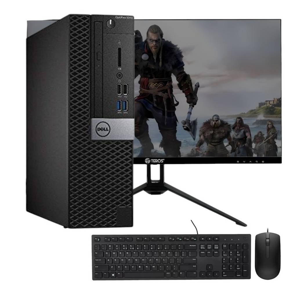 Experimenta la combinación perfecta de potencia y visualización con el paquete Dell OptiPlex 5050 SFF (Core i5, 8GB, 256GB) y el monitor Dell Tero de 27". Una solución de escritorio integrada que te brindará una experiencia de trabajo fluida y eficiente. 