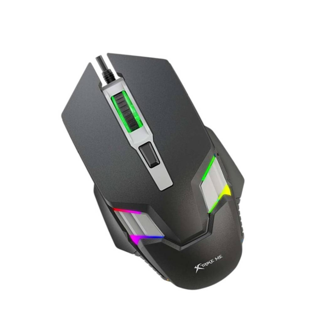 Experimenta el poder del Mouse Gamer Xtrike Me GM-110 RGB en negro. Con retroiluminación RGB y un diseño cómodo, es perfecto para largas horas de juego. Su tecnología avanzada te garantiza un rendimiento excepcional.  