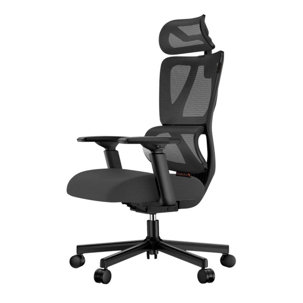 Mejora tu experiencia de trabajo con la Silla de Escritorio Ergonómica Ajustable ProtoArc EC100 en negro. Con inclinación de 130° y rotación de 360°, ofrece comodidad y soporte ideales. Su diseño moderno se adapta a cualquier oficina.  