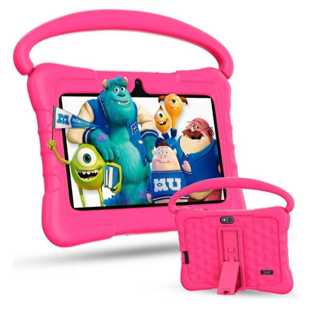 La Tablet Pritom K7 Kids de 7'' es perfecta para los más pequeños. Con 2GB de RAM y 32GB de almacenamiento, ofrece un rendimiento ideal para juegos y aprendizaje. Sus cámaras de 2MP y 0,3MP permiten capturar momentos divertidos. ¡Diviértete y aprende con 