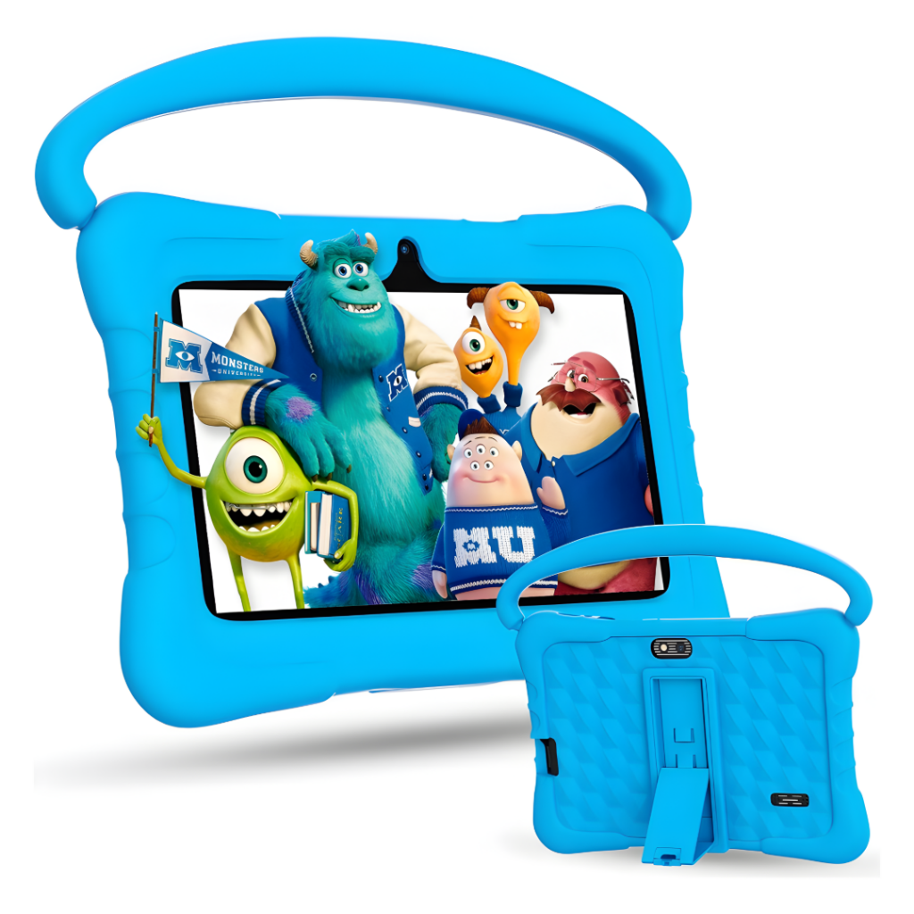 La Tablet Pritom K7 Kids de 7'' es la opción ideal para los más pequeños. Con Android 13, 2GB de RAM y 32GB de almacenamiento, garantiza horas de entretenimiento y aprendizaje. Sus cámaras de 2MP y 0,3MP permiten capturar recuerdos. 