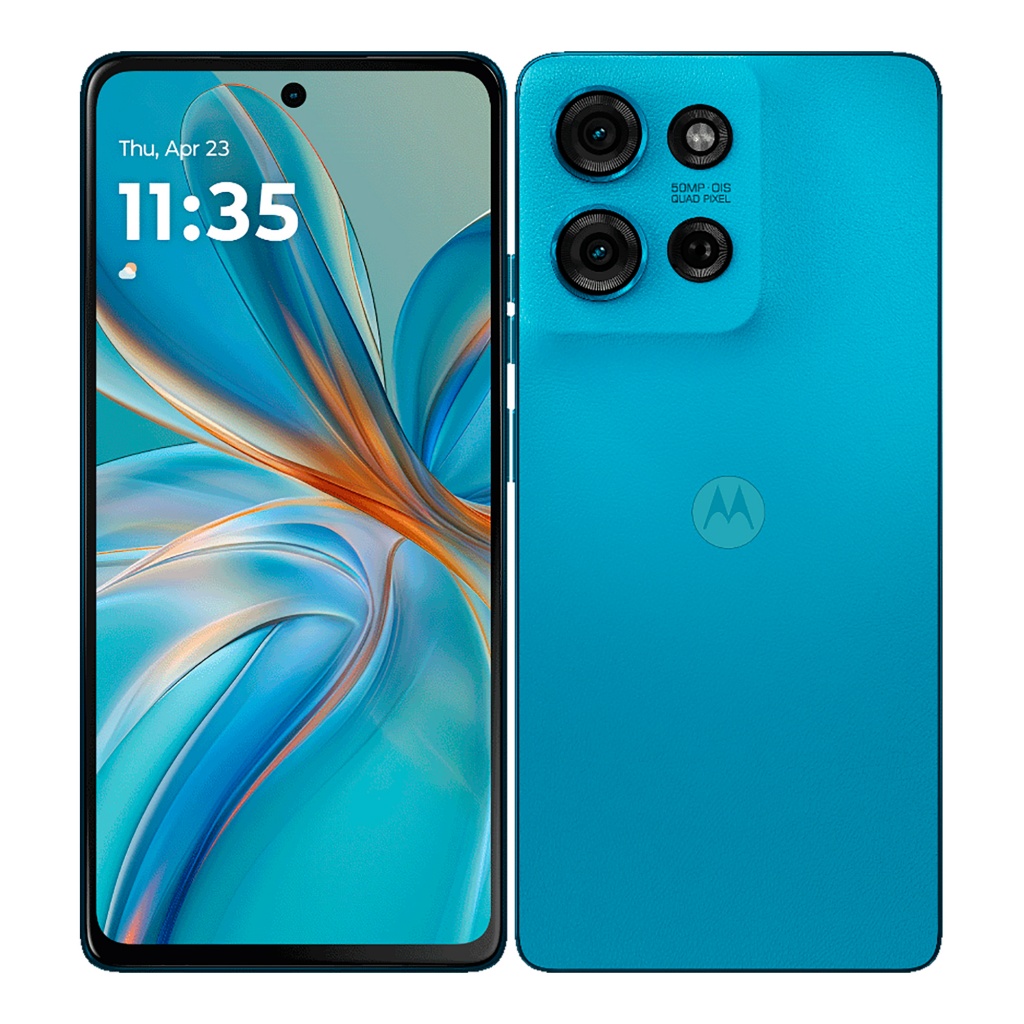 Potencia y elegancia se unen en el Motorola G75. Con una pantalla de 6,78'', 5G, 8 GB de RAM y 256 GB de almacenamiento, este smartphone azul te ofrece todo lo que necesitas. 