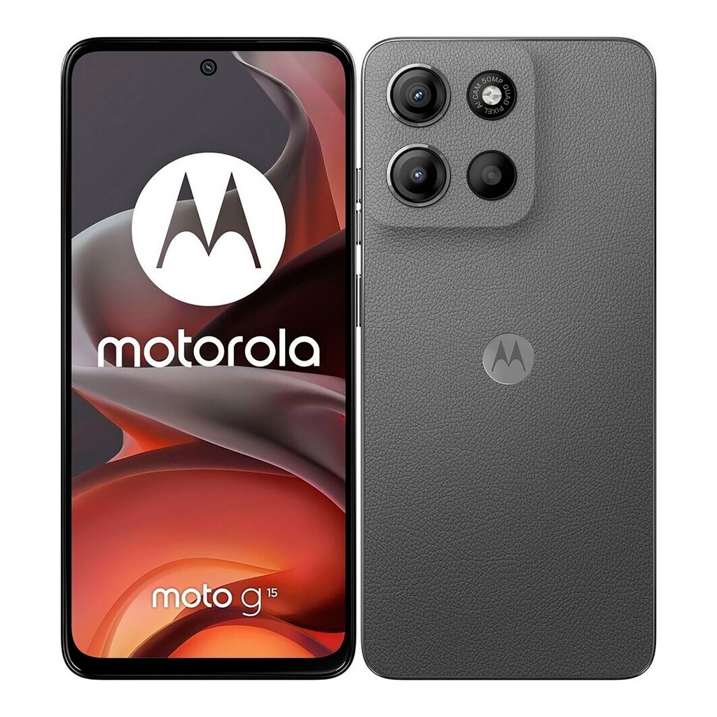 El Motorola G15 es perfecto para ti. Con 6,72'' de pantalla, 4G, 4 GB de RAM y 256 GB de almacenamiento, disfruta de una experiencia fluida.