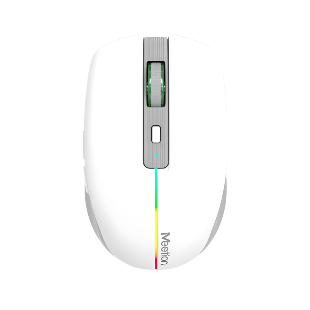 Descubre el Mouse Inalámbrico BTM002 Bt White de Meetion, un dispositivo versátil y elegante. Con conexión de 2.4GHz y Bluetooth de doble modo, podrás disfrutar de una experiencia sin cables. Su diseño blanco y moderno incluye 5 1 teclas, y su alimentació