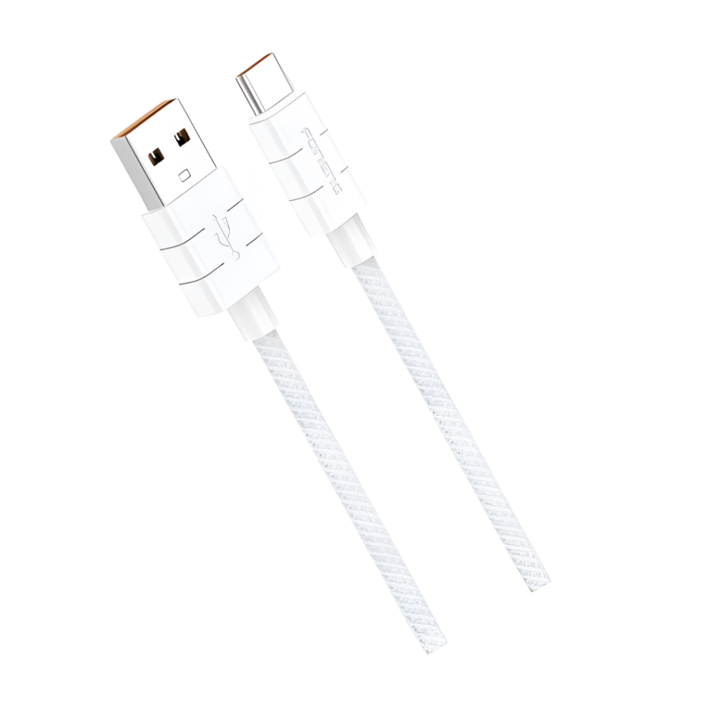 El Cable Tipo-C XS02 White de Foneng es la solución perfecta para tus necesidades de carga y transferencia de datos. Con su capacidad de 3A y una longitud de 1.2MT, este cable trenzado ofrece durabilidad y estilo. Disfruta de una conexión rápida y confiab