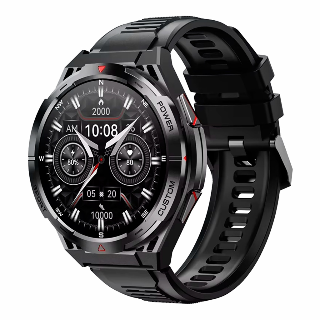 Descubre el Smartwatch Cubot GT1: robusto y versátil. Con resistencia 5ATM, IP69K y GPS, es ideal para aventuras al aire libre. ¡Consíguelo en negro y mantente conectado!