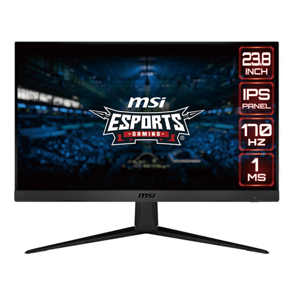 Sumérgete en tus juegos con el monitor MSI Optix G2412. Su pantalla de 23,8'' y 170Hz te brindan una experiencia visual inigualable. ¡No te lo pierdas!