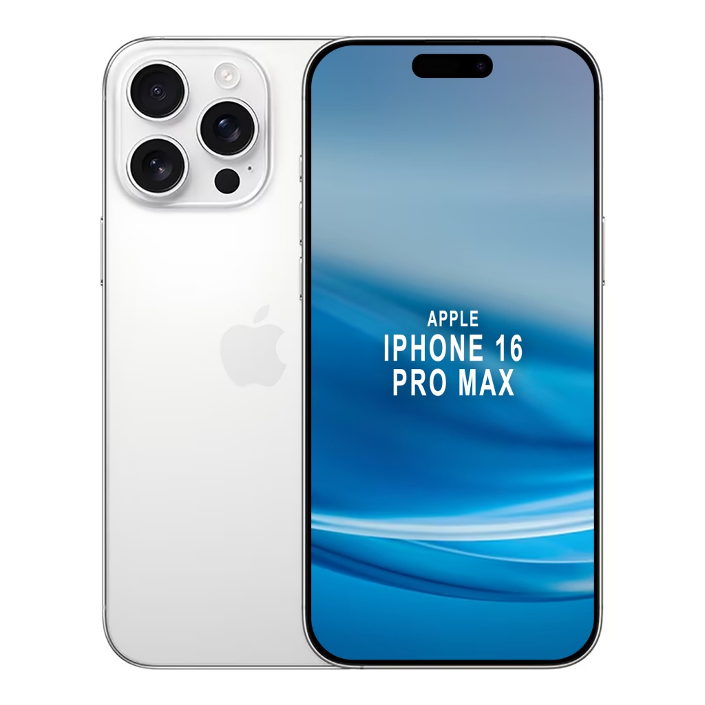 Potencia tu vida digital con el iPhone 16 Pro Max. Su pantalla de 6,9'', 8GB de RAM y diseño blanco lo hacen perfecto para los amantes de la tecnología. ¡Atrévete a tenerlo!