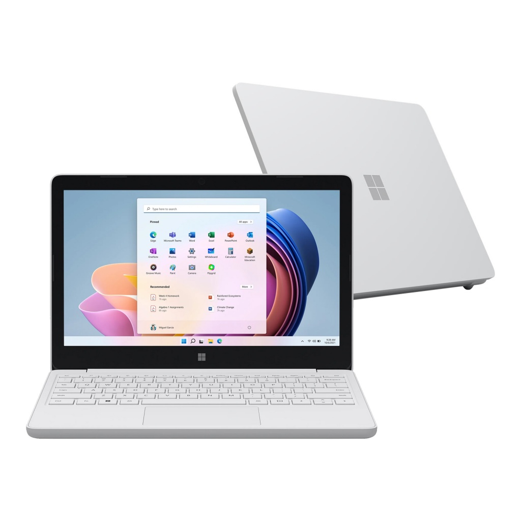 Descubre la notebook Microsoft Surface de 11,6'': compacta y potente. Con procesador N4120, 8GB de RAM y 128GB de almacenamiento, ¡ideal para trabajar y estudiar en cualquier lugar