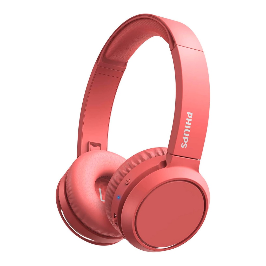 Vive la música con los auriculares inalámbricos Philips TAH4205. Con 20mW de potencia y drivers de 32mm, ofrecen un sonido vibrante y un diseño atractivo en rojo