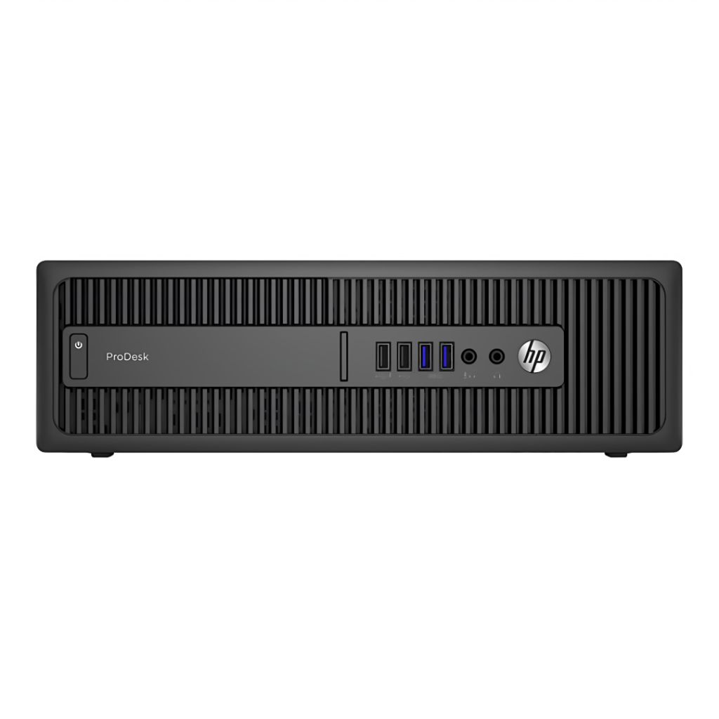 Optimiza tu espacio de trabajo con el HP ProDesk 600 G2. Su diseño compacto y potente rendimiento te ayudarán a ser más productivo. ¡Consíguelo en elegante negro!