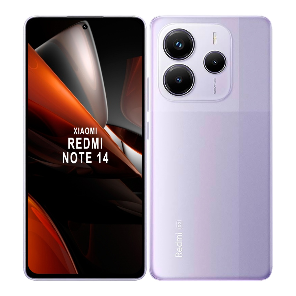 Potencia y diseño se unen en el Xiaomi Redmi Note 14. Con 6,67'', 5G y 8GB de RAM, es ideal para cualquier usuario. ¡Hazte con el tuyo en violeta!